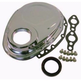 Steuergehäusedeckel - Timing Cover  Chevy SB  55-95 Black